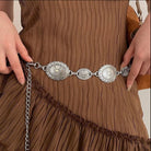 Chaîne de Taille en Métal Style Bohème Ethnique pour Femme