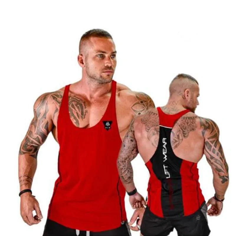 Débardeur de Musculation Homme Coton et Polyester Sport