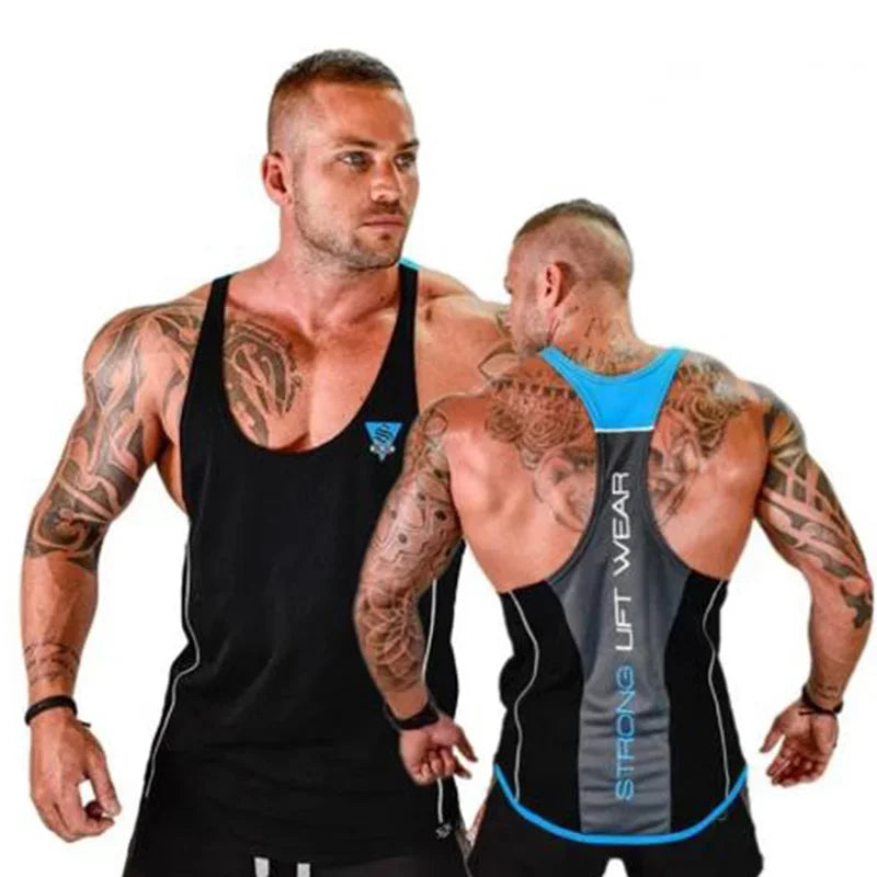 Débardeur de Musculation Homme Coton et Polyester Sport