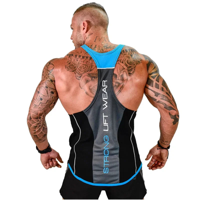 Débardeur de Musculation Homme Coton et Polyester Sport