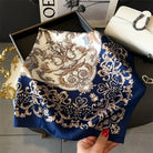 Foulard Carré 70×70 Cm Effet Soie Pashmina Mode