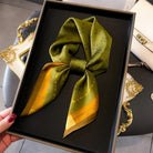 Foulard Carré 70×70 Cm Effet Soie Pashmina Mode