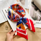 Foulard Carré 70×70 Cm Effet Soie Pashmina Mode