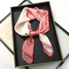 Foulard Carré 70×70 Cm Effet Soie Pashmina Mode
