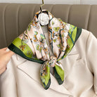 Foulard Carré 70×70 Cm Effet Soie Pashmina Mode