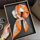 Foulard Carré 70×70 Cm Effet Soie Pashmina Mode