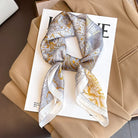 Foulard Carré 70×70 Cm Effet Soie Pashmina Mode