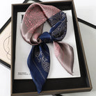 Foulard Carré 70×70 Cm Effet Soie Pashmina Mode
