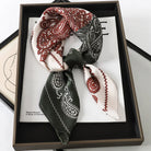 Foulard Carré 70×70 Cm Effet Soie Pashmina Mode