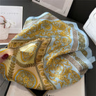 Foulard Carré 70×70 Cm Effet Soie Pashmina Mode