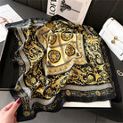 Foulard Carré 70×70 Cm Effet Soie Pashmina Mode