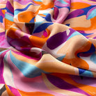 Foulard Carré Graffiti en Polyester 70×70 cm