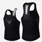Gilet Maille Respirant Homme Séchage Rapide Slim Fit Sport
