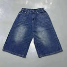Jean Droit Décontracté Homme en Denim Coton Taille Mi-Haute Jambes Larges