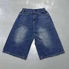 Jean Droit Décontracté Homme en Denim Coton Taille Mi-Haute Jambes Larges