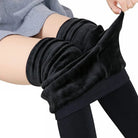Leggings Chauds Taille Haute en Velours Extensibles pour Femme
