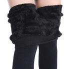 Leggings Chauds Taille Haute en Velours Extensibles pour Femme