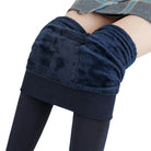 Leggings Chauds Taille Haute en Velours Extensibles pour Femme