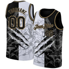 Maillot de Basket Imprimé 3D Nom et Numéro Personnalisable Polyester