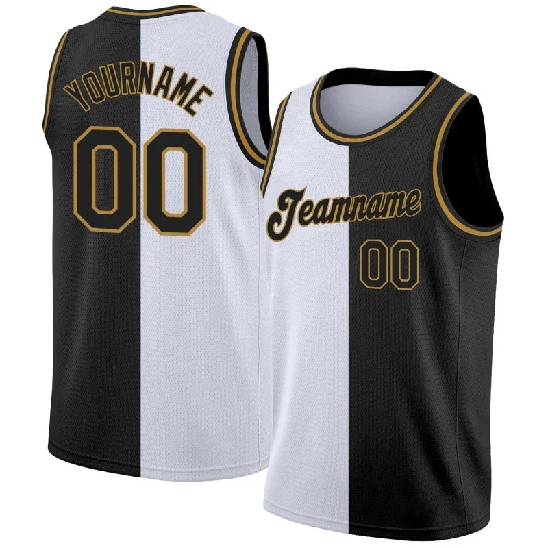 Maillot de Basket Imprimé 3D Nom et Numéro Personnalisable Polyester