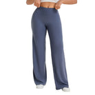 Pantalon Yoga Taille Mi-Haute en Nylon Extensible Peau Nue