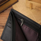 Portefeuille Court Homme en Cuir Véritable Peau de Vache
