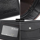 Portefeuille Court Homme Slim en Cuir PU Porte-Carte