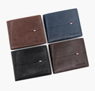 Portefeuille Court Homme Slim en Cuir PU Porte-Carte